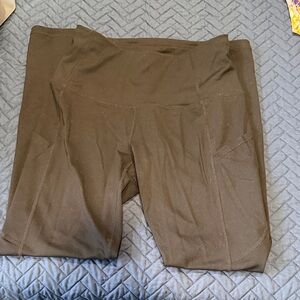 CRZ Yoga Black Leggings with Pockets